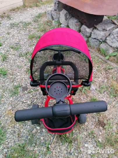 Трехколесный велосипед с тентом kreiss