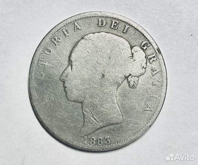 Великобритания 1/2 кроны 1883