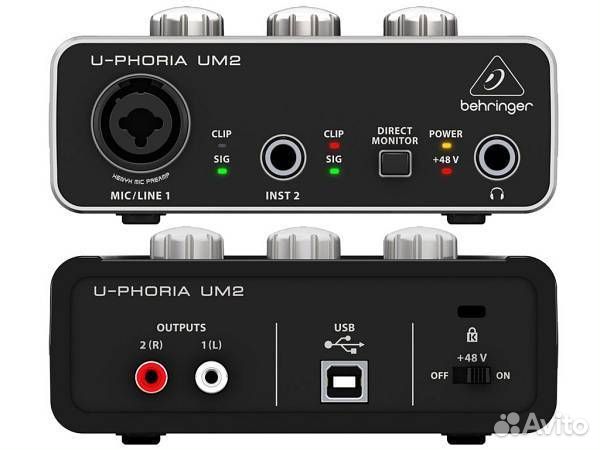 Звуковая карта behringer um2