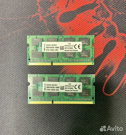 Sodimm ddr3l 8gb Гарантия
