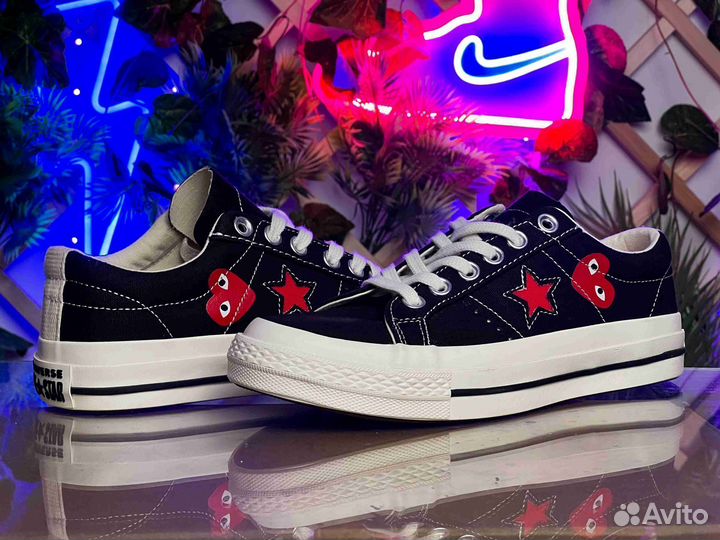 Кеды Converse One Sta Comme des Garcons play