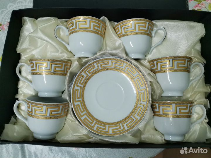 Кофейный набор, 6 персон, сервиз