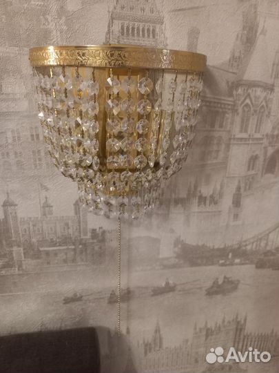 Люстра и 2 бра