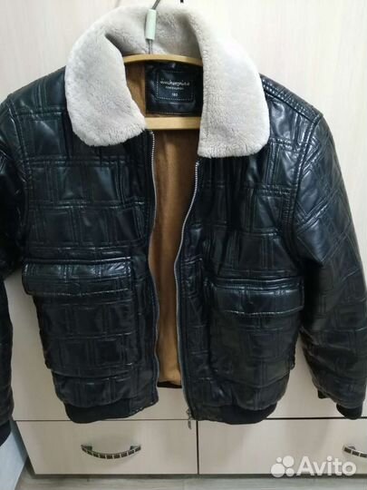 Кожаная куртка для мальчика подростка