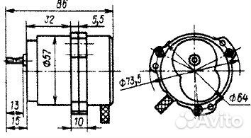 Электродвигатели синхронные редукторные дср-2