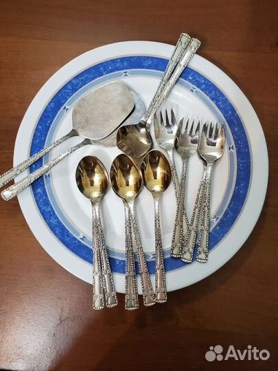 Ложки и вилки мельхиор СССР