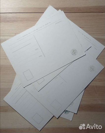 8 открыток с цветами из одной серии 1960е