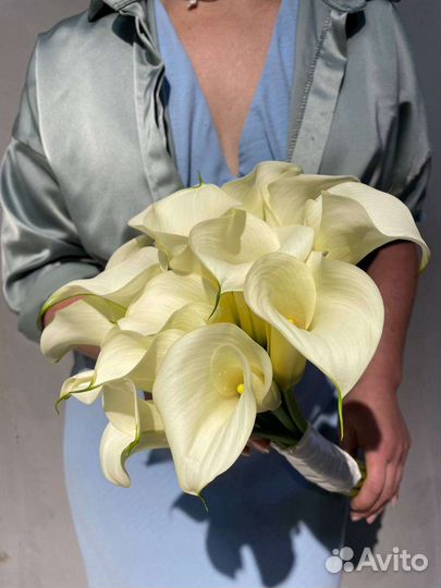 Свадебный букет из калл