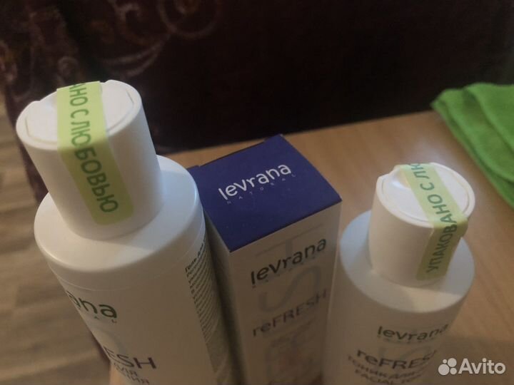Гель для умывания и тоник Levrana