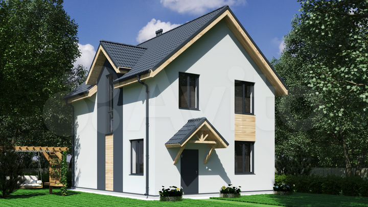 Дом 130 м² на участке 6 сот.