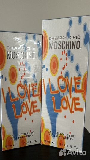 Moschino i love love туалетная вода женская