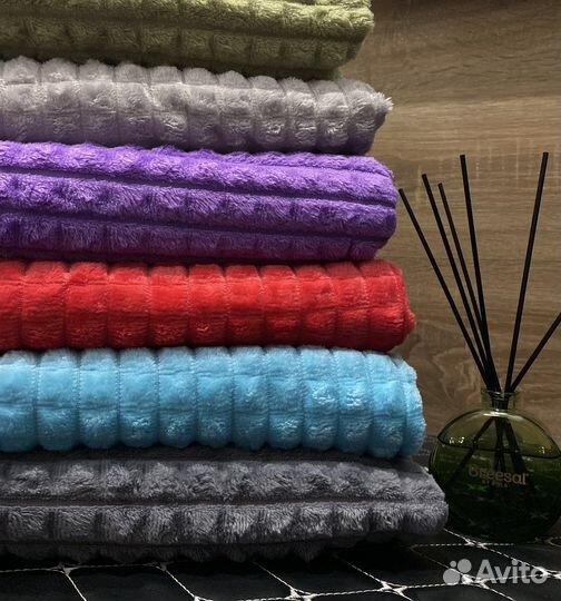 Плед покрывало кубик