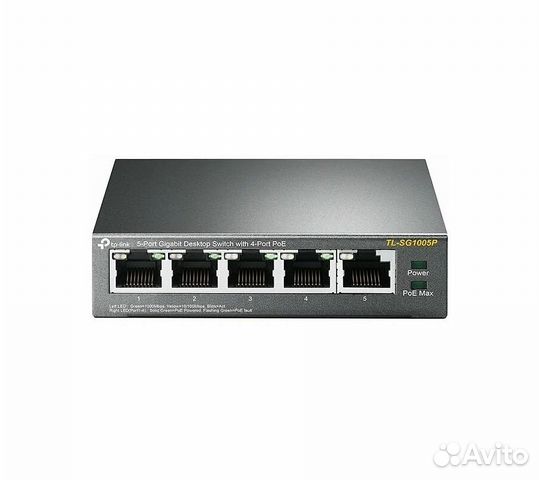 Коммутатор TP-Link TL-SG1005P неуправляемый