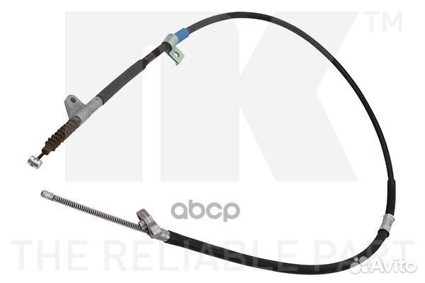 Трос ручного тормоза toyota camry 01-06 1633мм