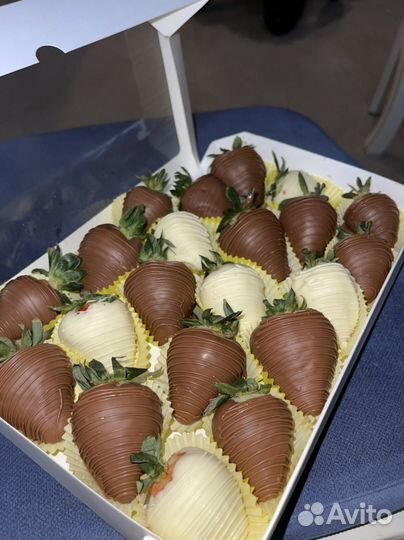 Клубника в шоколаде Calebaut