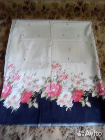 Ткань отрез сатин 2.5 * 1.15 СССР