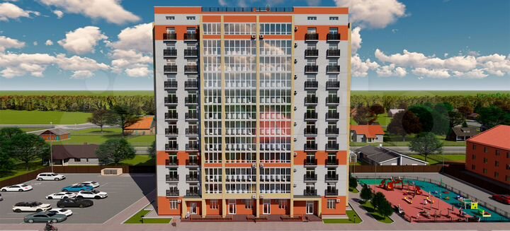 3-к. квартира, 81,9 м², 12/12 эт.