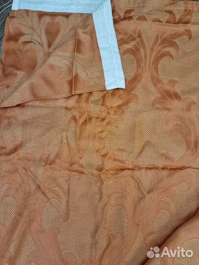 Шторы золотые 2 шт 150см275см