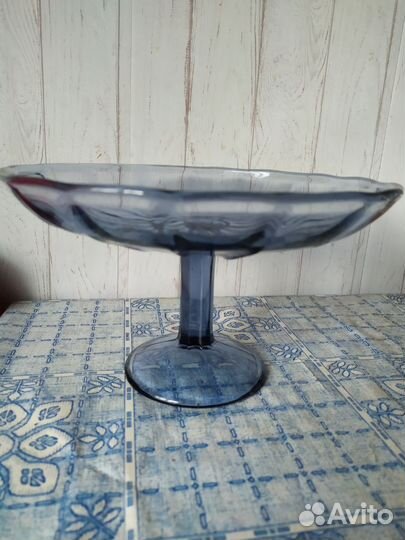 Ваза для фруктов на ножке СССР