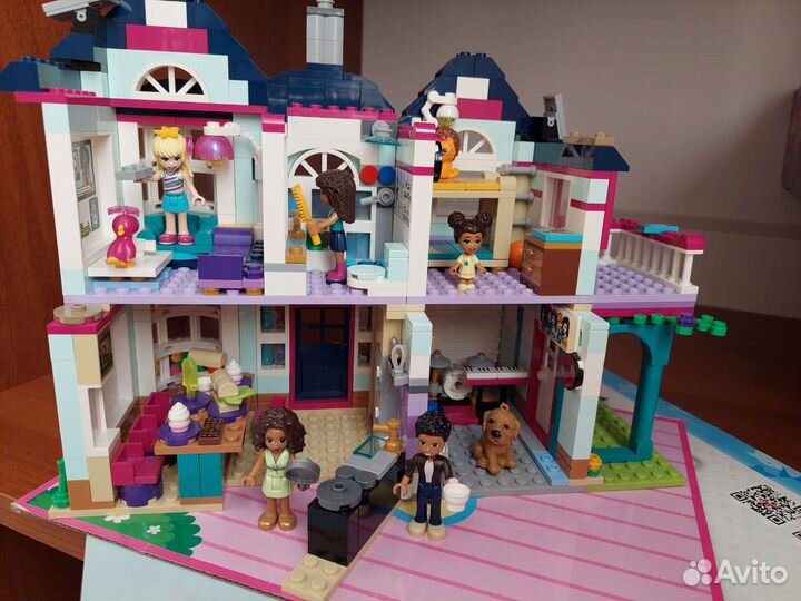 Lego Friends автобус, домики(оригинал)