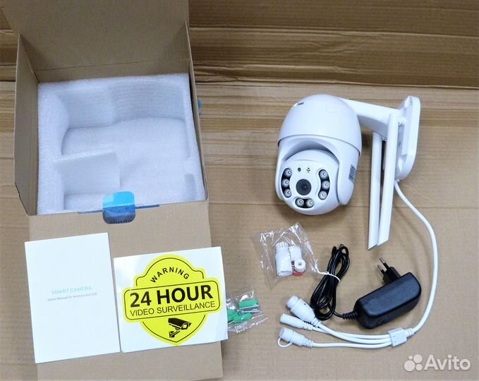 Камера видеонаблюдения поворотная уличная