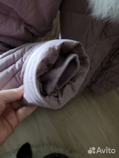 Зимний пуховик длинный, на девочку, рост 152-164