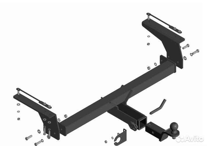 Фаркоп на Haval F7 Хавал с 2019- быстросъем. шар