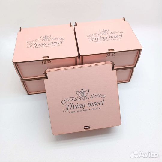 Коробки деревянные 12х11х5см