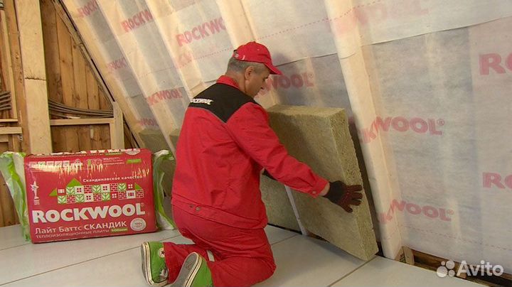 Утеплитель Rockwool / Роквул Лайт Баттс Скандик