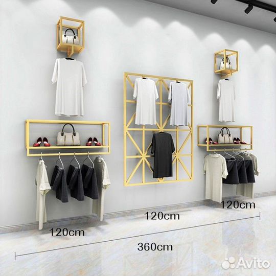 Настенное вешало (рейл)