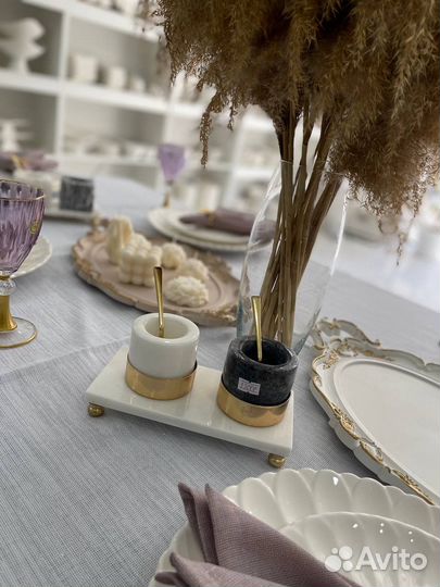 Мраморные солонки