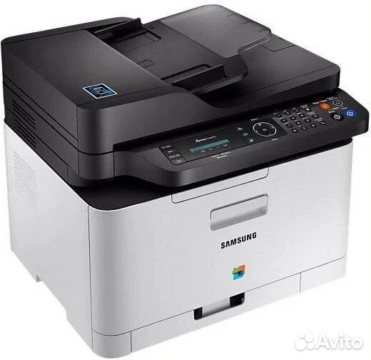 Мфу лазерное Samsung Xpress C480FW, цветн., A4