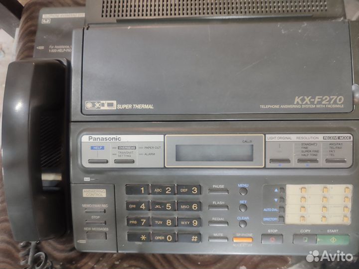 Телефон факс panasonic