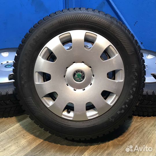 Колеса Skoda Octavia Tour / Rapid R15 Зима шипы