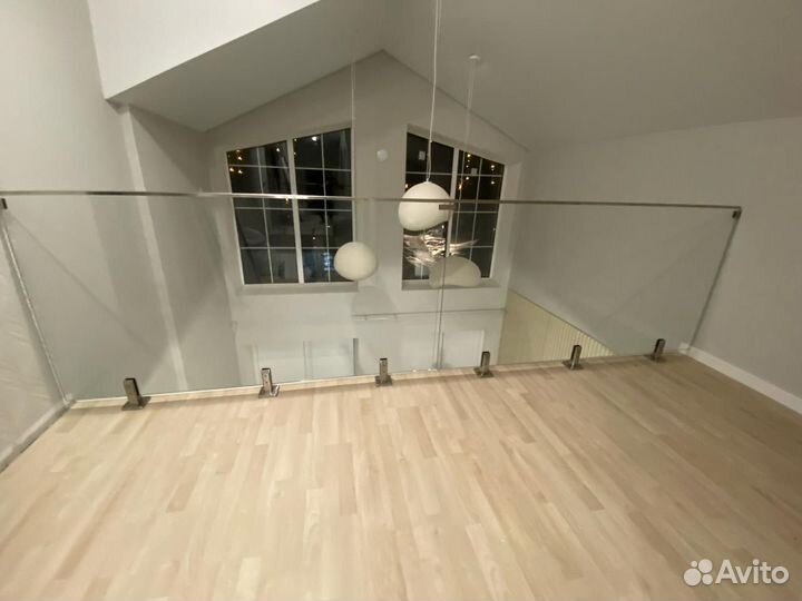 Перила из закаленного стекла