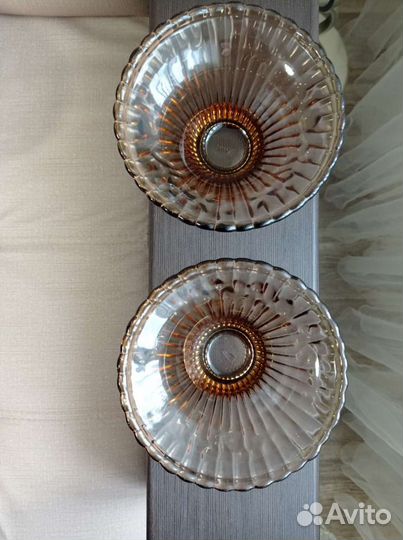 Вазочки цветное стекло СССР