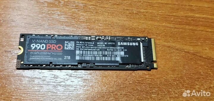 Samsung 990 PRO Ssd m2 nvme 2tb Original