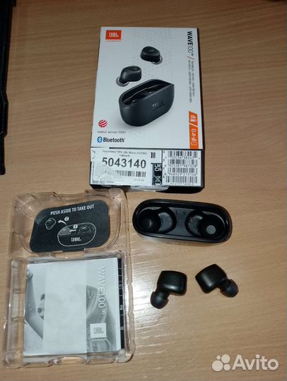 Безпроводные наушники TWS JBL Wave 100TWS