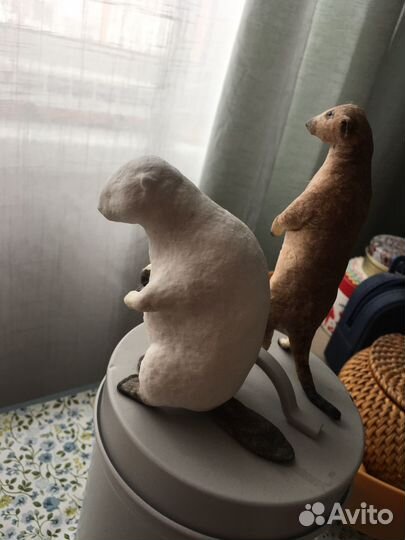 Ватные игрушки ручная работа