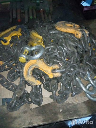 Стропы цепные 8т, 6м. комплект 4 шт бу