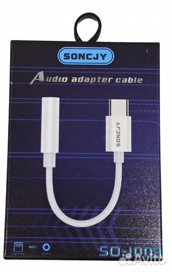 Переходник Soncjy type c - разъем для наушников 3