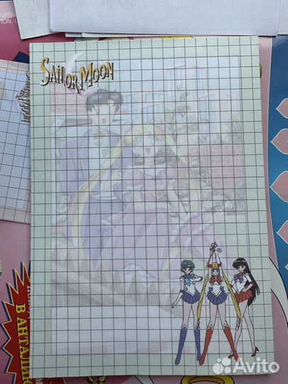 Сейлормун sailormoon блокнот, тетрадь, пазл
