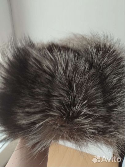Шапка мужская чернобурка, 56-57р