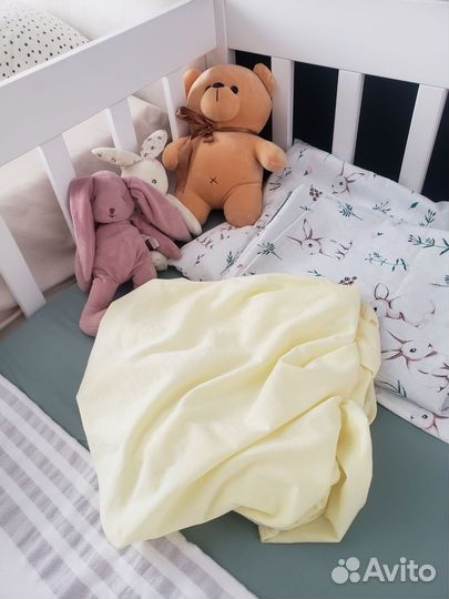 Простынь на резинке IKEA 130х80