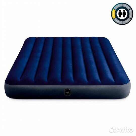 Надувной матрас с подушками Интекс Новый,доставка