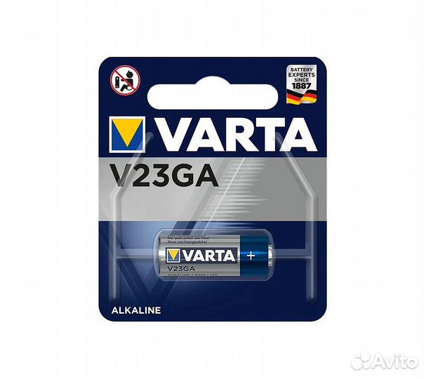 Батарейка щелочная varta V23GA 12В блистер 1 шт (0