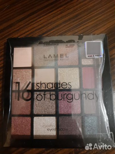 Тени палетка Lamel 16 цветов