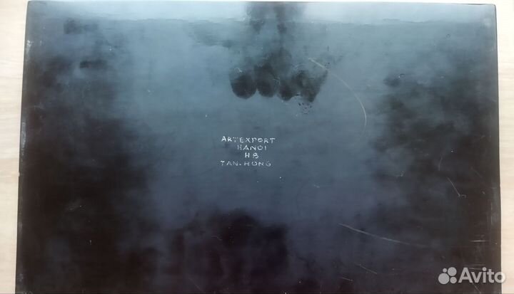 Деревянная лаковая шкатулка. Вьетнам 1950-60-е гг