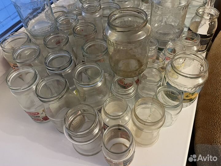 Банки стеклянные, от 200 мл до 1 литра