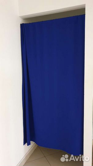 Штора для примерочной со штангой